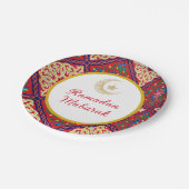Ramadan Kareem Ramadan Mubarak Paper Plates ペーパープレート (アングル)