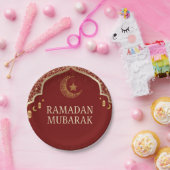 Ramadan Kareem Ramadan Mubarak Paper Plates ペーパープレート (パーティー)