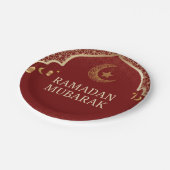 Ramadan Kareem Ramadan Mubarak Paper Plates ペーパープレート (アングル)
