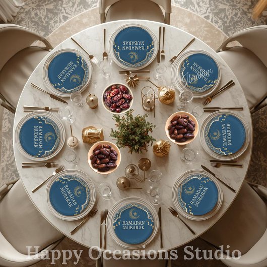 Ramadan Kareem Ramadan Mubarak Paper Plates ペーパープレート
