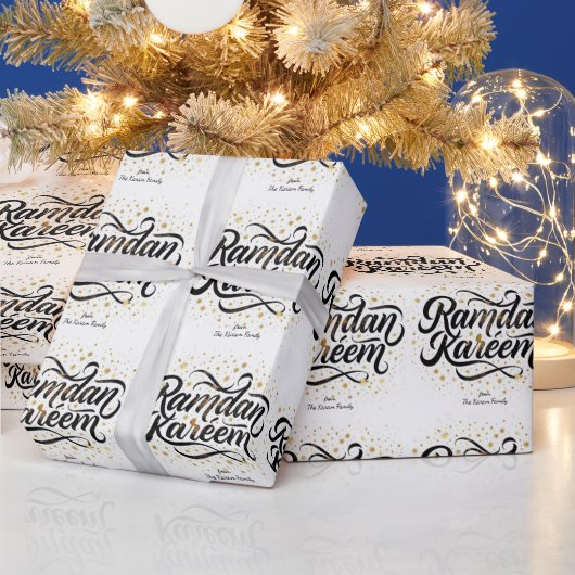 Ramadan Kareem theme gift paper for celebration ラッピングペーパー (クリスマス)