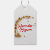 Ramadan Kareem theme gift Sticker for celebration ギフトタグ (正面)