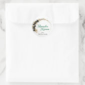 Ramadan Kareem theme gift Sticker for celebration ラウンドシール (バッグ)