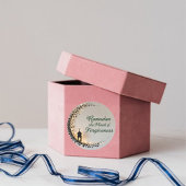 Ramadan Kareem theme gift sticker for celebration ラウンドシール