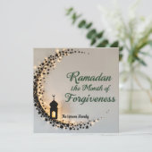 Ramadan Kareem theme personalized gift paper シーズンカード (スタンド正面)