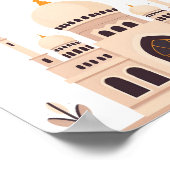 "Ramadan Kareem" Wall Art  ポスター (角)