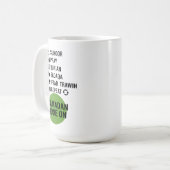 Ramadan Mode On,Islamic Fasting Activities List, コーヒーマグカップ (正面左)