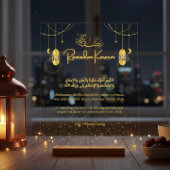 Ramadan Moon Dua Personalized Sign アクリルサイン