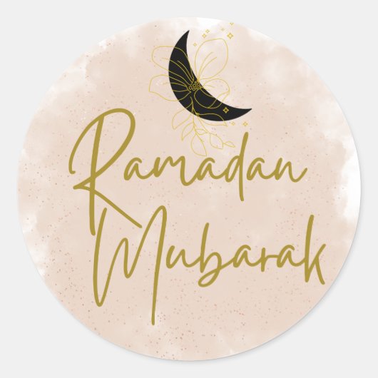 Ramadan Moubarak ラウンドシール (正面)