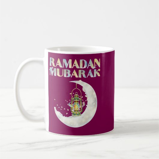 Ramadan Mubarak コーヒーマグカップ (左)