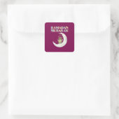 Ramadan Mubarak スクエアシール (バッグ)