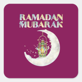 Ramadan Mubarak スクエアシール