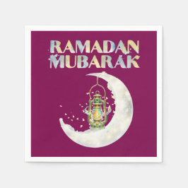 Ramadan Mubarak スタンダードカクテルナプキン