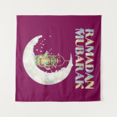 Ramadan Mubarak タペストリー (正面(横))