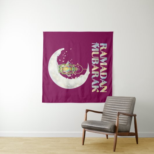 Ramadan Mubarak タペストリー (インサイチュ(横))