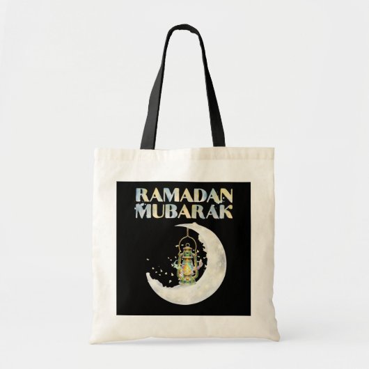 Ramadan Mubarak トートバッグ (正面)