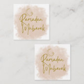 Ramadan mubarak ノートカード (正面/裏面)