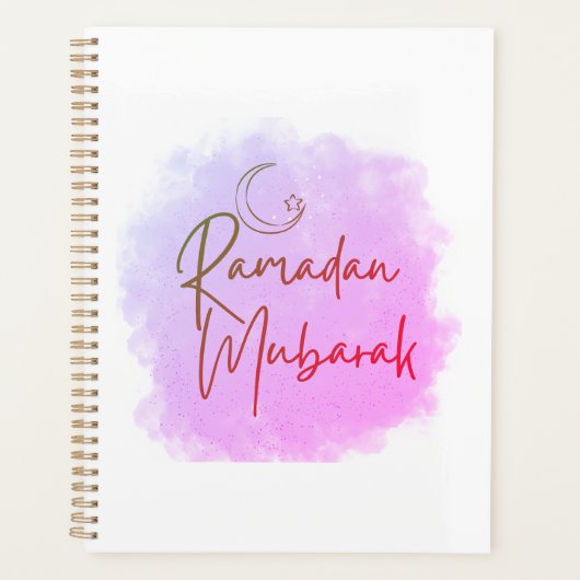Ramadan mubarak プランナー手帳 (正面)