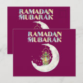 Ramadan Mubarak ポストカード (正面/裏面)