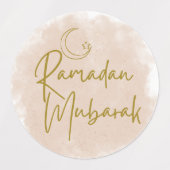 Ramadan mubarak ラベル (デザイン2)