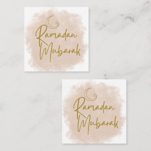 Ramadan mubarak ロイヤリティカード (正面/裏面)