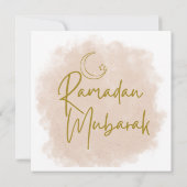 ramadan mubarak 招待状 (裏面)