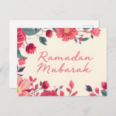 Ramadan Mubarak 2026 greeting card ポストカード (正面/裏面)