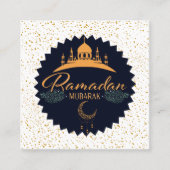 RAMADAN MUBARAK 2 スクエア名刺 (正面)
