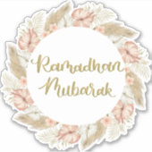 Ramadan Mubarak 3 シール (正面)