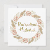 Ramadan Mubarak 3 招待状 (正面)