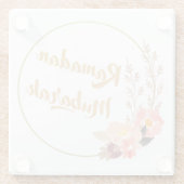 Ramadan Mubarak 5 ガラスコースター (裏面)