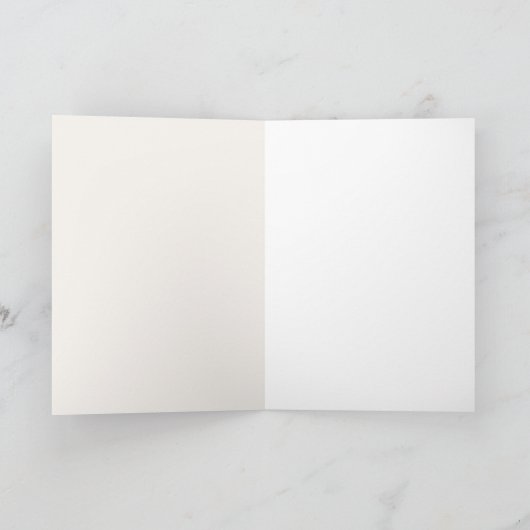 Ramadan Mubarak Arabic Calligraphy Art • Elegant カード (内部)