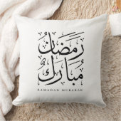 Ramadan Mubarak Decorative Throw Pillow クッション (ブランケット)