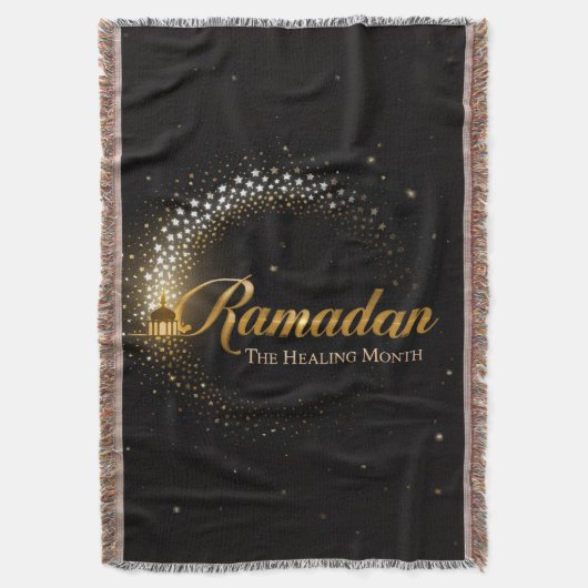 Ramadan MubaraK Holiday  スローブランケット (正面縦)