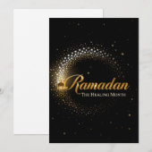 Ramadan MubaraK Holiday  Card シーズンカード (正面/裏面)