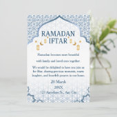 Ramadan Mubarak Invitations – Elegant Family Iftar 招待状 (スタンド正面)