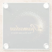 RAMADAN MUBARAK KAREEM 2026 GLASS COASTER ガラスコースター (裏面)