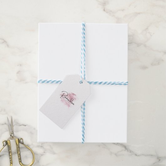 Ramadan Mubarak karem ギフトタグ (より糸付き)