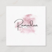 Ramadan Mubarak karem スクエア名刺 (正面)