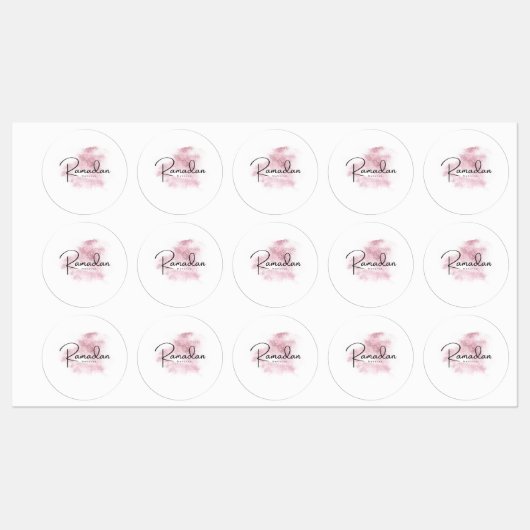 Ramadan Mubarak karem ラベル (シート)