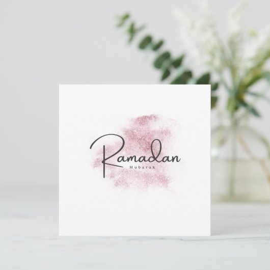 Ramadan Mubarak karem 招待状 (スタンド正面)
