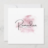 Ramadan Mubarak karem 招待状 (正面)