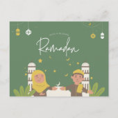 Ramadan Mubarak | Ramadan Kareem Holiday  Postcard ポストカード (正面)