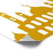 "Ramadan Mubarak" Wall Art  ポスター (角)