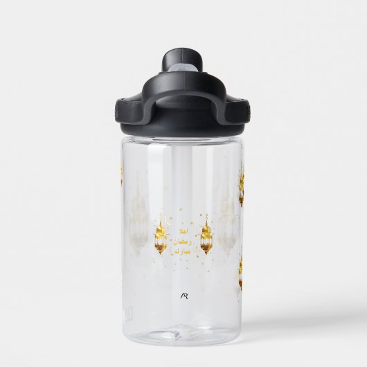 Ramadan Mubarak Water Bottle ウォーターボトル (背面)