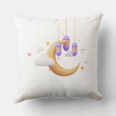 Ramadan Night Sky Decorative Pillow クッション (裏面)