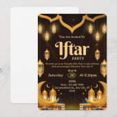 Ramadan Nights: Join Us for a Special Iftar Gather 招待状 (正面/裏面)