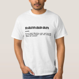 Ramadan Noun Dates At Sunset Humor Tシャツ