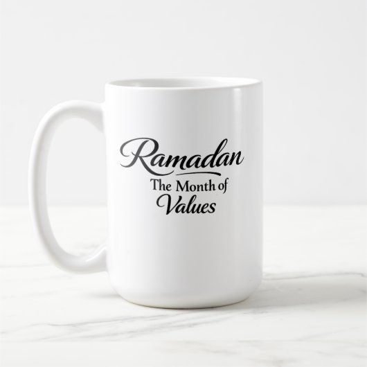 Ramadan of Values コーヒーマグカップ (左)