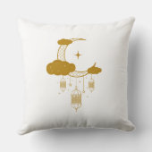 Ramadan Ornate Crescent Moon Pillow  クッション (裏面)